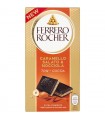 TAVOLETTA FERRERO ROCHER CON CIOCCOLATO FONDENTE EXTRA DARK 70% CARAMELLO SALATO E NOCCIOLE  DA 90G.