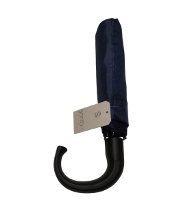 Ombrello Mini apertura Manuale  impugnatura curva in nylon ASSORTITI IN 3 COLORAZIONI(BLU,VERDE,PRUGNA)