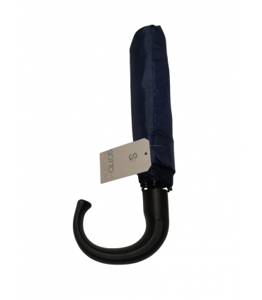 Ombrello Mini apertura Manuale  impugnatura curva in nylon ASSORTITI IN 3 COLORAZIONI(BLU,VERDE,PRUGNA)