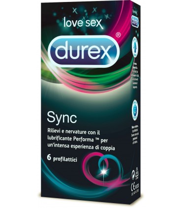 Durex Sync   da 6 pz. (piacere reciproco)