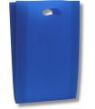 Shopper in Plastica 60 Micron Mis. 25x5x5x45 cm con Manico a Fagiolo colore BLU Cartone da 10 Kg (530 pz. circa)