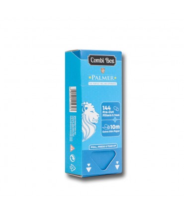 COMBI BOX PALMER FILTRI DA 5.7MM + 10M DI CARTINA ROLLS  CONF. 20 box DA 144 FILTRI