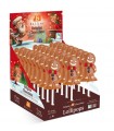 LECCA LECCA OMINO GINGER H 8X5 CM  CIOCCOLATO AL LATTE BELFINE DA 25g EXPO 24 PZ.