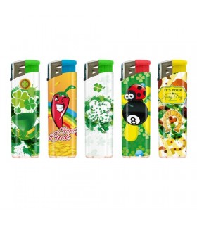 Accendino Elettronico Atomic FORTUNE 2  conf. 50 pz. assortito con 5 grafiche