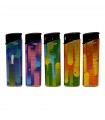 Accendino Elettronico ATOMIC HOLOGRAFIC LAMETTA conf. 50 pz. ASSORTITO CON 5 FANTASIE