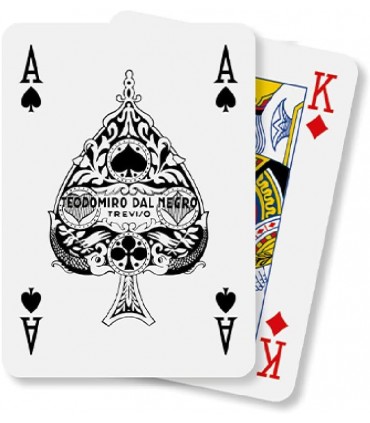 Carte Poker Torcello Dal Negro GRIGIA