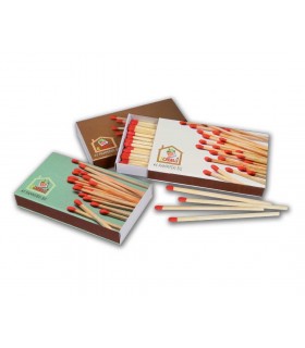 Fiammiferi KM  Camino 9CM.    conf. da 6 scatoline