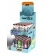 ACCENDINI BIC DECORATI "FANTOZZI" EXPO PRECARICATO CON 100 ACCENDINI( 50 BIC MINI- 50 BIC MAXI)