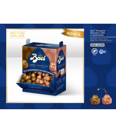 BACI PERUGINA MARSUPIO CAFFE E CARAMELLO 1500GR tot.120PZ