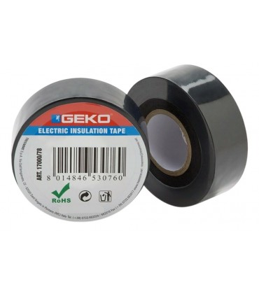 Nastro isolante PROFESSIONALE  GEKO  MM 15x 10 M FINO 4500 VOLT IN BOX
