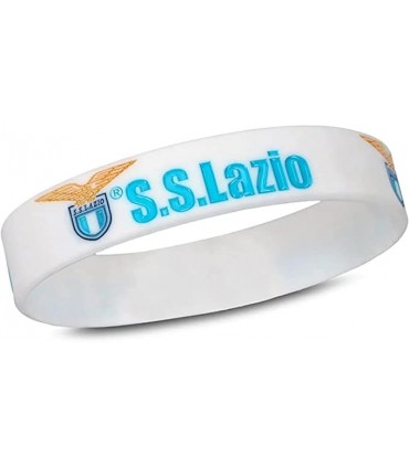 Braciale S.S. Lazio in SILICONE COLORE BIANCO