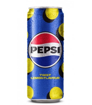 PEPSI COLA TWIST LIMONE LATTINA DA 330ml CARTONE DA 24 PZ.