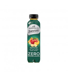 BEVANDA SUCCO DI FRUTTA SUCCOSO SAN BENEDETTO ZERO ZUCCHERI AGGIUNTI FRUTTI MIX  BOTTIGLIA IN PET DA 400ML CONF.DA 6PZ