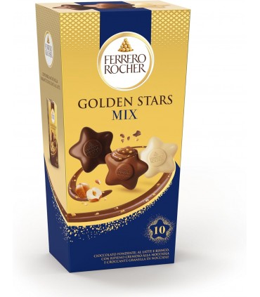 ferrero rocher stars PRALINE T10 ASSORTITO CON 3 gusti: fondente-latte-bianco