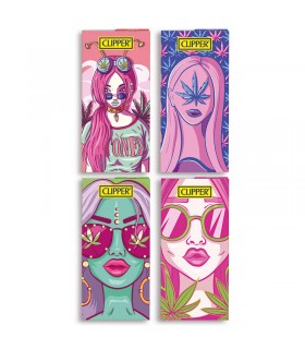 Cartina Clipper LUNGA PREMIUM UNDERGIRL WEED + FILTRI IN CARTA conf.12 libretti da 32 cartine + 32 filtri CON 4 GRAFICHE