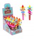 TOYS CANDY FLASHING CAROUSEL GIOSTRINA CON MANOVELLA 5G. CONF. 12 PZ. COLORI ASSORTITI