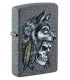 ZIPPO WOLF SKULL FEATHER