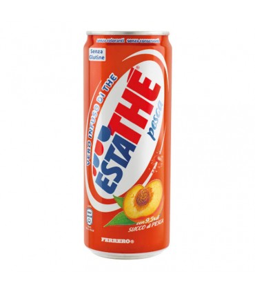 ESTATHE' FERRERO ALLA PESCA LATTINA DA 330ML CARTONE DA 12 PZ.