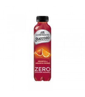 BEVANDA SUCCO DI FRUTTA SUCCOSO SAN BENEDETTO ZERO ZUCCHERI AGGIUNTI ARANCIA ROSSA BOTTIGLIA IN PET DA 400ML CONF.DA 6PZ