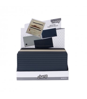 Busta Portatabacco Champ ASHTRAY in Similpelle Expo da 12 assortiti con 4 colori