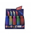 Accendino Prof TURBO Jetflame ANODIZED conf. 25 pz. assortito con 5 colori