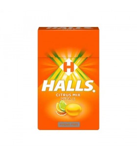 HALLS CARAMELLE POCKET CITRUS MIX ASTUCCIO DA 28GR CONF.12 PZ.