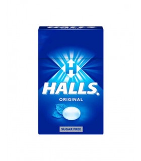 HALLS CARAMELLE POCKET ORIGINAL SUGAR FREE  ASTUCCIO DA 28GR CONF.12 PZ.