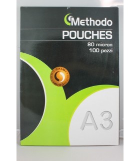 Pouches  A3  80 Micron  pezzi 100