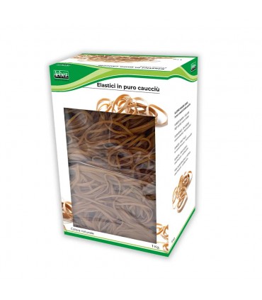 Elastici in puro Caucciu' di alta qualita'  1 KG. diametro mm. 65