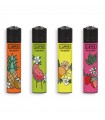 Accendino Clipper Micro BLOSSOMED FRUT conf. da 48 pz. assortito con 4 GRAFICHE