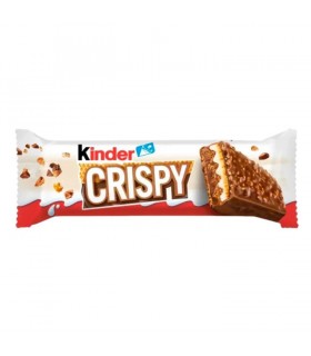 FERRERO KINDER CRISPY BARRETTA AL CIOCCOLATO E CEREALI DA 34GR CONF. 14 PZ.