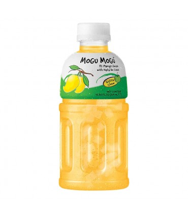 BEVANDA MOGU MOGU AL GUSTO MANGO CON PEZZI DI FRUTTA  BOTTIGLIA DA 320ML CONF. 6 PZ.SCADENZA(10/06/2026)