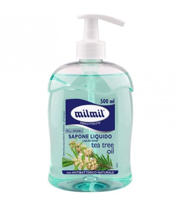 Sapone Liquido Mil Mil Tea Tree con Antibatterico naturale 500ml