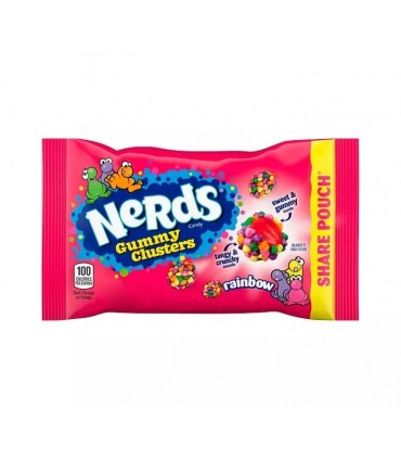 CARAMELLE  nerds gummy clusters alla frutta confezione da pz 20 x 45g
