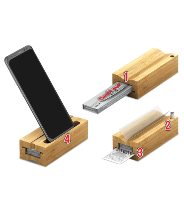 Pop Filters popboy box multifunzione scatola in bamboo + accessori e porta telefono