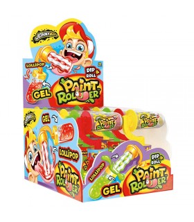 CARAMELLA A FORMA DI RULLO PER DIPINGERE 64G CONF. 12 PZ. ASSORTITI