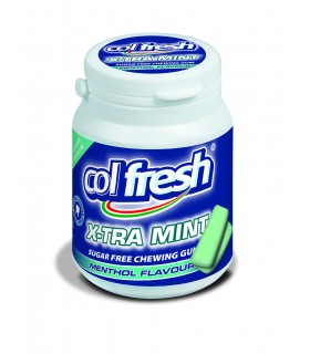CHEWING GUM COLFRESH X-TRA MINT S/Z BARATTOLI DA 50GR. CONF. 8 PZ.