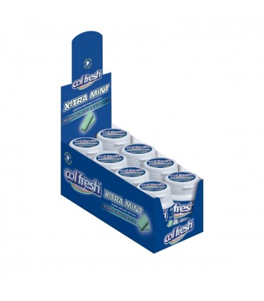 CHEWING GUM COLFRESH X-TRA MINT S/Z BARATTOLI DA 50GR. CONF. 8 PZ.