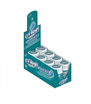 CHEWING GUM COLFRESH blue ice S/Z BARATTOLI DA 50GR. CONF. 8 PZ.