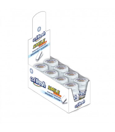 CHEWING GUM COLFRESH SMILE CON XILITOLO  S/Z BARATTOLI DA 50GR. CONF. 8 PZ.