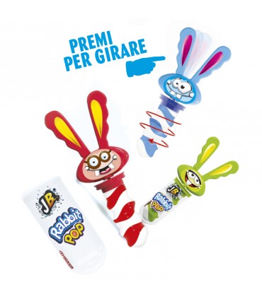 LECCA LECCA RABBIT POP JOHNY BEE 23GR GUSTI ASSORTITI CONF. 16 PZ.