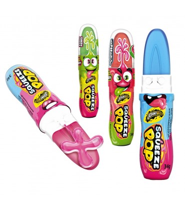 SQUEEZY POP lecca lecca DAI GUSTI ASSORTITI CON GEL CONF.24PZ X 34GR