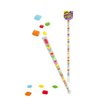 BUBBLE GUM STRAWS GOMME DA MASTICARE IN CANNUCCIA FRUTTI ASSORTITI DA 12GR CONF.90PZ