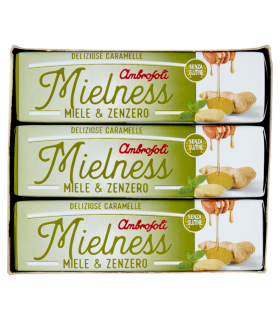 AMBROSOLI AL MIELE & ZENZERO STICK CONF. DA 12 PZ.