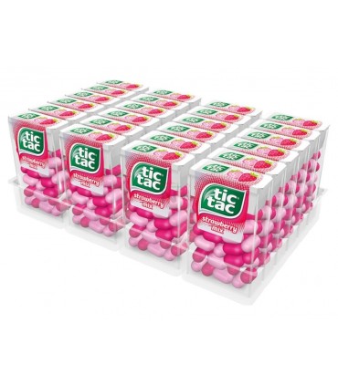 TIC TAC STRAWBERRY SENZA ZUCCHERO ASTUCCIO CONF.24PZ X 18GR