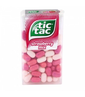 TIC TAC STRAWBERRY SENZA ZUCCHERO ASTUCCIO CONF.24PZ X 18GR