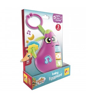 CAROTINA BABY EGGPLANT CON SUONI E ALLEGRE MELODIE SONAGLIO ELETTRICO CON PILE INCLUSE +3M LISCIANI GIOCHI