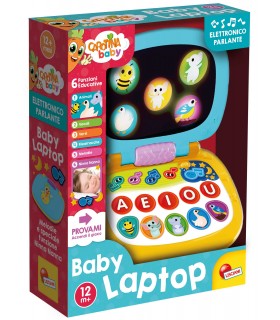 CAROTINA BABY LAPTOP CON LUCI E MELODIE ELETTRONICO PARLANTE +12M LISCIANI GIOCHI