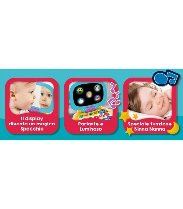 CAROTINA BABY LAPTOP CON LUCI E MELODIE ELETTRONICO PARLANTE +12M LISCIANI GIOCHI