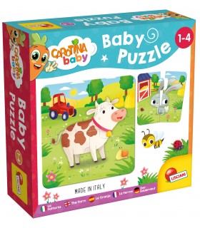 CAROTINA BABY PUZZLE LA FATTORIA 1-4 LISCIANI GIOCHI